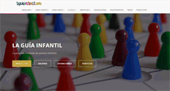Desktop Screenshot of laguiainfantil.com